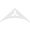 Ekena Millwork Pitch Naple Architectural Grade PVC Gable Pediment, 72"W x 33"H x 1"P (11/12) GPP072X033X100NAP - alternate 2